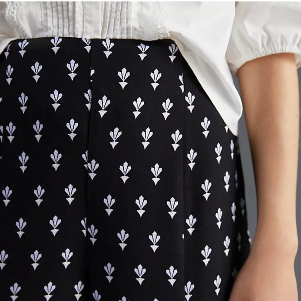 ANTHROPOLOGIE | Floral Wide-Leg Pants | NWT - Picture 6 of 9